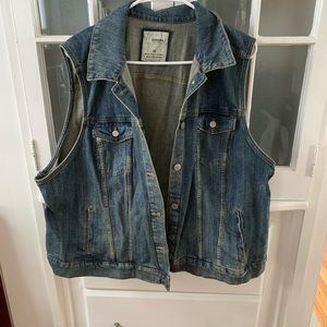 Plus size Denim Vest